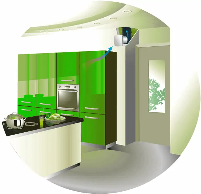 Пример монтажа ВЕНТС 150 ЛДВ